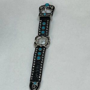 Geneva brand women’s cowgirl watch NEW Battery Works